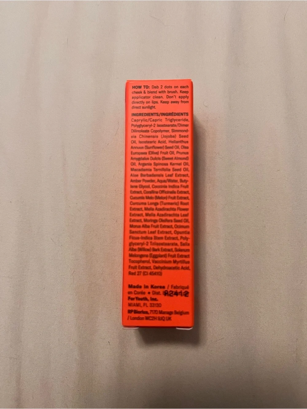 Youth Foria Blush Color-PH Color Changing Blush Oil-Discontinued